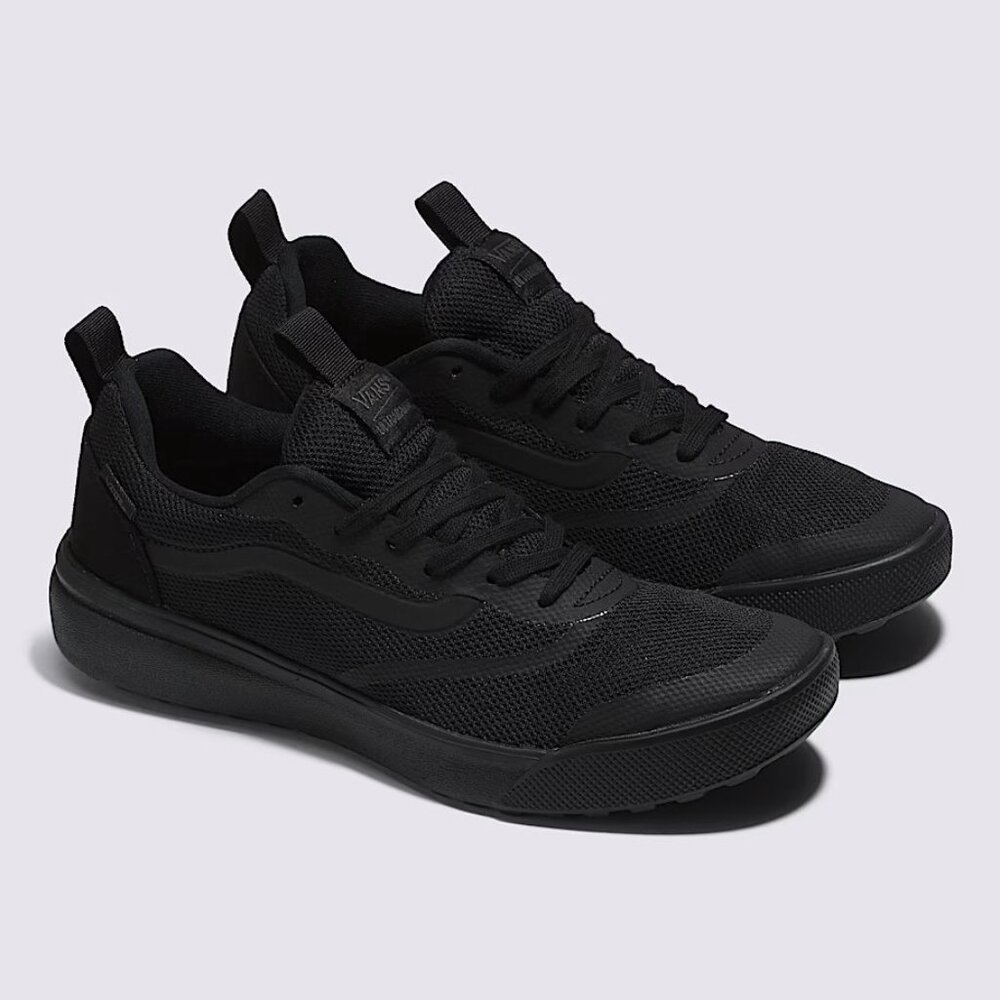 Vans Men's All-Black Low-Top Sneakers ultra range